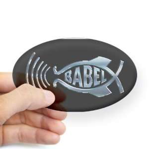  Babel Fish 42 Oval Sticker by  Arts, Crafts 