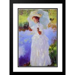 Sargent, John Singer 19x24 Framed and Double Matted A Morning Walk 