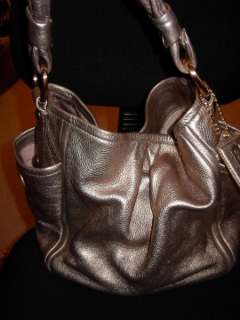 Beautiful COACH Parker Metallic Rose Gold Handbag 13466  