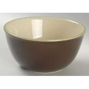  Jaclyn Smith Turkish Floral Brown Soup/Cereal Bowl, Fine 