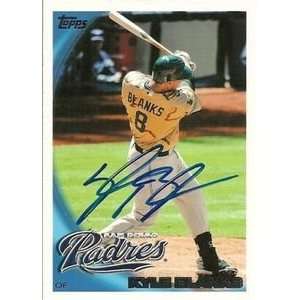 Kyle Blanks Signed San Diego Padres 2010 Topps Card