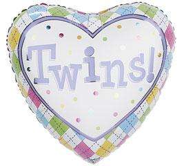  IN POD BABY SHOWER BALLOONS TWINS DECORATIONS boy girl supplies  