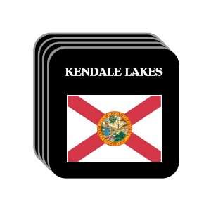  US State Flag   KENDALE LAKES, Florida (FL) Set of 4 Mini 