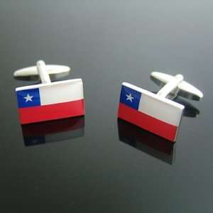  Chile National Flag Cufflinks 