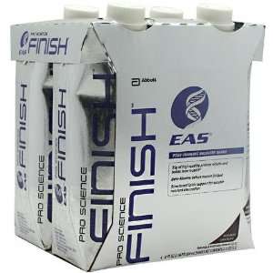 EAS Finish RTD, Rich Dark Chocolate, 12 17 fl oz containers (Protein)