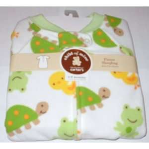  Carters Fleece Sleepsack Size 0 9 Months Turtles Baby
