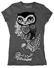 Steadfast Owl Bookmark Gunnar Gaylord Tattoo T Shirt Womens Junior 