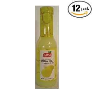 Badia Spices inc Lemon Juice, 10 Ounce (Pack of 12)  