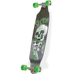  Sector 9 Skateboards Carbon Decline Longboard Green, 40 