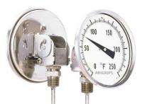 Ashcroft 50EI60E040  20/120 F/C Bimetal Thermometer 5 Dial,  20/120F 