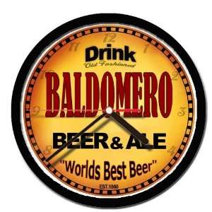  BALDOMERO beer and ale wall clock 