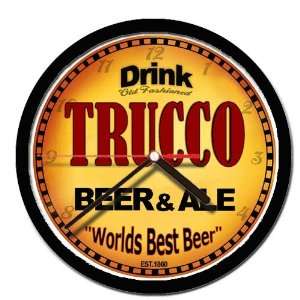  TRUCCO beer and ale cerveza wall clock 