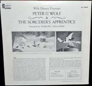 Walt Disneys Peter And The Wolf   1964 Disneyland Record ST 3926 