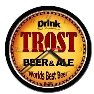  TROST beer and ale cerveza wall clock 