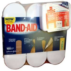  Band aid Brand Adhesive Bandages 3 Pods with 165 Assorted 