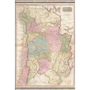  1818 Map of La Plata (Southern South America)   24x36 