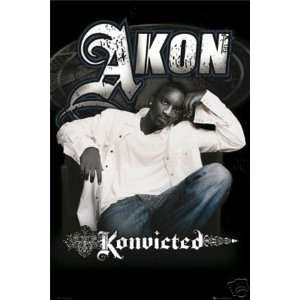 Akon Konvicted Poster 24in x 36in