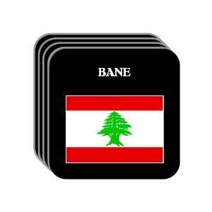  Lebanon   BANE Set of 4 Mini Mousepad Coasters 