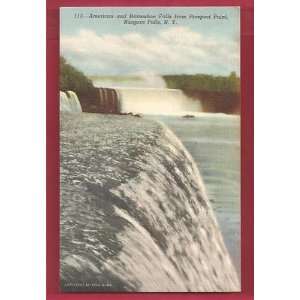    Postcard Falls from Prospect Point Niagra Falls NY 