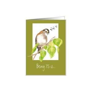  Song Sparrow being 75 is Card Toys & Games