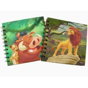  Disney Lion King Notepads   2 pcs spiral bound note pads 