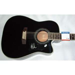  Blaine Larsen Autographed Signed 12 String Guitar & Proof 