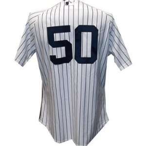  Mick Kelleher #50 Yankees 2010 Spring Training Game Issued 