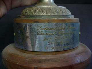 1963 OUTBOARD CHAMPIONSHIP SPEED BOAT RACING TROPHY 1ST  