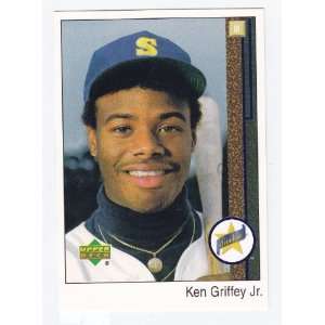 1999 Upper Deck 1989 Rookie Ken Griffey Jr. 3.5x5 Jumbo Card #1 Blue 