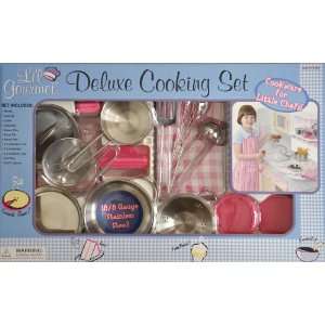  Gourmet Deluxe Cooking Set, Cookware for Little Chefs Toys & Games
