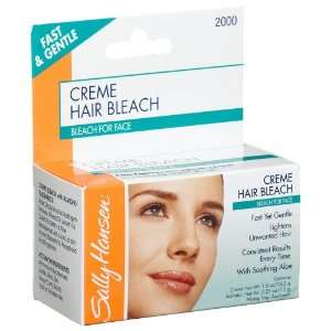 Sally Hansen Creme Hair Bleach for Face, 1.25 Ounce Package