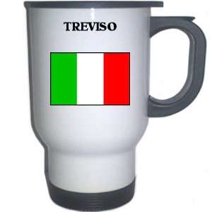  Italy (Italia)   TREVISO White Stainless Steel Mug 