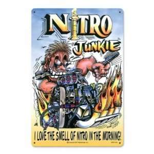  Nitro Junkie Vintage Metal Sign Funny Car