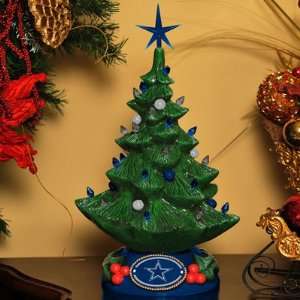  Memory Company Dallas Cowboys Christmas Tree Figurine 