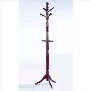   Home Designs 5322C 5322 Series Deluxe Hall Tree in Cherry Home