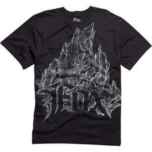  Fox Racing Treble Premium T Shirt   2X Large/Black 