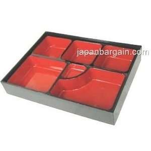  Large Japanese Bento Box 6 Compartmets 14x10.5in Kitchen 