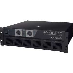  DJ Tech 5600W Power Amplifier AX5000 Electronics
