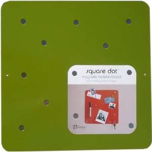  Square Dot 12 in Magnetic Bulletin Board   Olive Office 