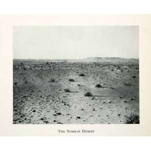  1928 Print Landscape Summan Desert Sand Arid Climate 