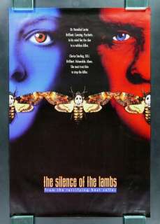 SILENCE OF THE LAMBS * 1SH MOVIE POSTER HANNIBAL LECTER  