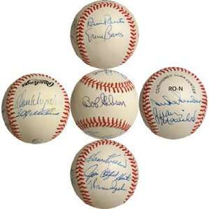  Hall of Fame Players Autographed Baseball Sports 