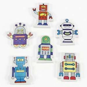   Robot Erasers   Kids Stationery & Pencil Accessories