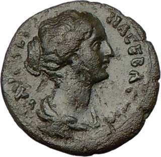 FAUSTINA II Jr. Marcus Aurelius wife 161AD Ancient Roman Coin DEMETER 