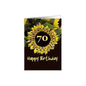  70 Years Old Birthday Card Toys & Games