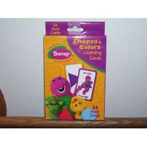  Barney Shapes & Colors Learning Cards Toys & Games