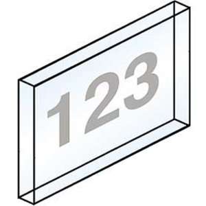   Window Engraving For Brass Mailbox Doors On Clear Plastic Windows