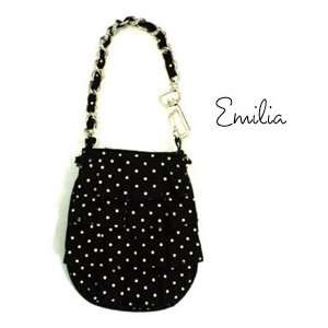  Bella Bags   Dog Pick up Bags   Emilia (black polka dot 
