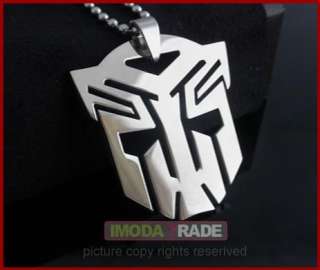 S112 Transformers G1 Autobot Stainless Steel Pendant  