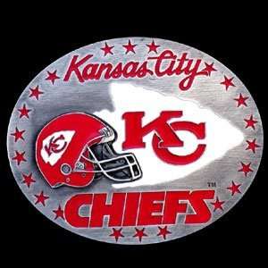  Kansas City Chiefs Belt Buckle   NFL Football Fan Shop 